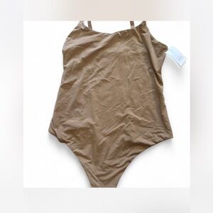 Women's Stretch Cami Bodysuit - Auden‎ Brown large